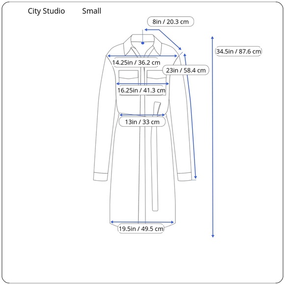 🔥NWT🔥 City Studio Women’s Button Front Mini Dress - Picture 8 of 8